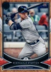 2018 Topps Tribute Base Set Giancarlo Stanton #40 card