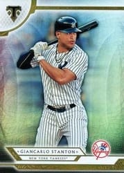 2018 Topps Triple Threads Base Set Giancarlo Stanton #19 card