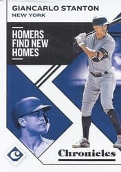 2019 Panini Chronicles Base Set Giancarlo Stanton #27 card