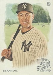 2019 Topps Allen & Ginter Base Set Giancarlo Stanton #125 card