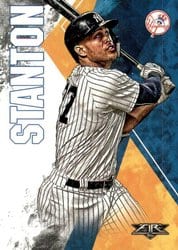 2019 Topps Fire Base Set Giancarlo Stanton #126 card