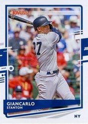 2020 Donruss Base Set Giancarlo Stanton #195 card
