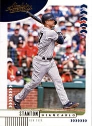 2020 Panini Absolute Base Set Giancarlo Stanton #57 card