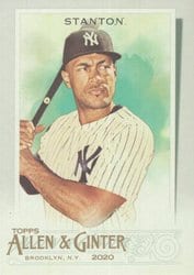 2020 Topps Allen & Ginter Base Set Giancarlo Stanton #119 card