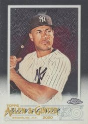 2020 Topps Allen & Ginter Chrome Base Set Giancarlo Stanton #119 card