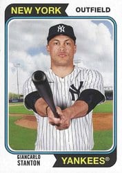 2020 Topps Archives Base Set Giancarlo Stanton #199 card