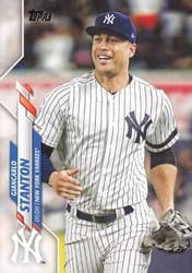 2020 Topps Base Set Giancarlo Stanton #367 card