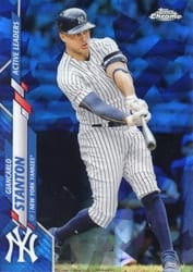 2020 Topps Chrome Update Sapphire Edition Base Set Giancarlo Stanton #U-288 card