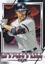 2020 Topps Fire Base Set Giancarlo Stanton #70 card