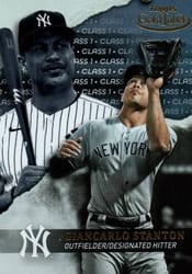2020 Topps Gold Label Base Set Giancarlo Stanton #60 card