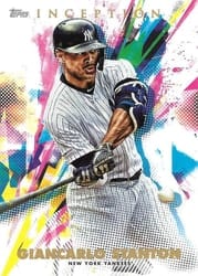 2020 Topps Inception Base Set Giancarlo Stanton #96 card