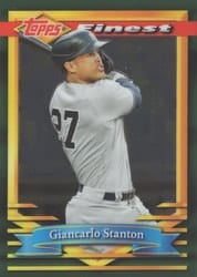2021 Finest Flashbacks Base Set Giancarlo Stanton #65 card