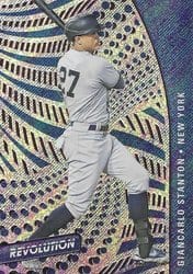 2021 Panini Chronicles Revolution Giancarlo Stanton #77 card