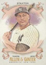 2021 Topps Allen & Ginter Base Set Giancarlo Stanton #107 card