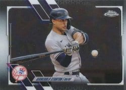 2021 Topps Chrome Base Set Giancarlo Stanton #54 card