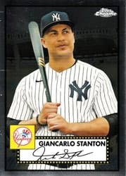 2021 Topps Chrome Platinum Anniversary Base Set Giancarlo Stanton #193 card