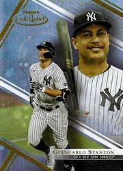 2021 Topps Gold Label Base Set Giancarlo Stanton #73 card