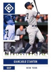 2022 Panini Chronicles Base Set Giancarlo Stanton #47 card