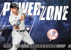 2022 Stadium Club Power Zone Giancarlo Stanton #PZ-18 card