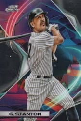 2022 Topps Cosmic Chrome Base Set Giancarlo Stanton #93 card