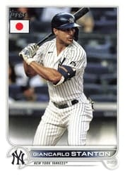 2022 Topps Japan Edition Base Set Giancarlo Stanton #76 card