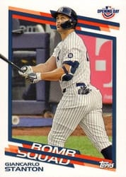 2022 Topps Opening Day Bomb Squad Giancarlo Stanton #BS-10 card