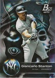 2023 Bowman Platinum Base Set Giancarlo Stanton #29 card