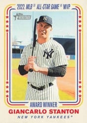 2023 Topps Heritage Award Winners Giancarlo Stanton #AW-10 card