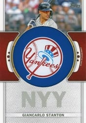 2023 Topps Team Logo Manufactured Patches Giancarlo Stanton #TLP-GS card