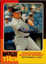 2024 Topps Heritage Now and Then Giancarlo Stanton #NAT-10 card