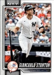 2026 Topps Base Set Giancarlo Stanton #341 card