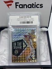 2018 Panini Spectra in the Zone Autographs Giannis Antetokounmpo #IZ-GAN card