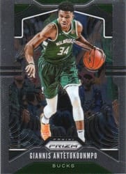 2019-20 Panini Prizm Base Set Giannis Antetokounmpo #152 card