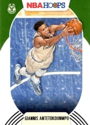 2020-21 Hoops Base Set Giannis Antetokounmpo #166 card
