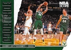2020-21 Hoops Courtside Giannis Antetokounmpo #14 card