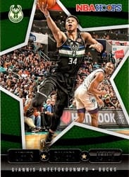 2020-21 Hoops Lights Camera Action Giannis Antetokounmpo #23 card