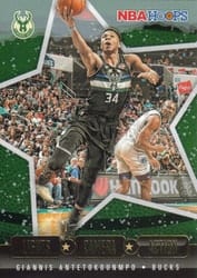 2020-21 Hoops Winter Lights Camera Action Giannis Antetokounmpo #23 card