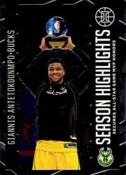 2020-21 Panini Illusions Season Highlights Giannis Antetokounmpo #10 card
