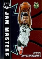 2020-21 Panini Mosaic Jam Masters Giannis Antetokounmpo #9 card