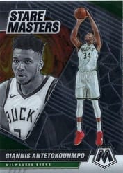 2020-21 Panini Mosaic Stare Masters Giannis Antetokounmpo #4 card