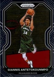2020-21 Panini Prizm Base Set Giannis Antetokounmpo #111 card