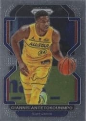 2021-22 Panini Prizm Base Set Giannis Antetokounmpo #166 card