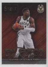 2021-22 Panini Select En Fuego Giannis Antetokounmpo #2 card