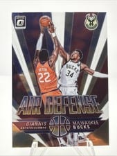 2021 Panini Donruss Optic Air Defense Giannis Antetokounmpo #3 card