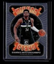2021 Panini Donruss Optic Winner Stays Giannis Antetokounmpo #1 card