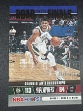 2021 Panini Hoops Road to the Finals Giannis Antetokounmpo #17 card