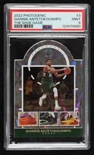 2022-23 Panini Photogenic The Shoe Game Giannis Antetokounmpo #3 card
