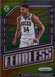 2022-23 Panini Prizm Fearless Giannis Antetokounmpo #1 card