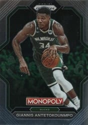2022-23 Panini Prizm Monopoly Prizm All Stars Giannis Antetokounmpo #PS3 card