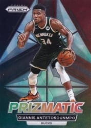 2022-23 Panini Prizm Prizmatic Giannis Antetokounmpo #5 card
